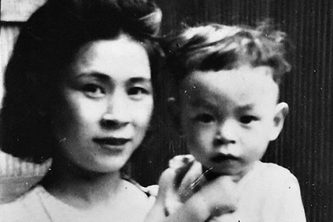 Хаяо Миядзаки с мамой