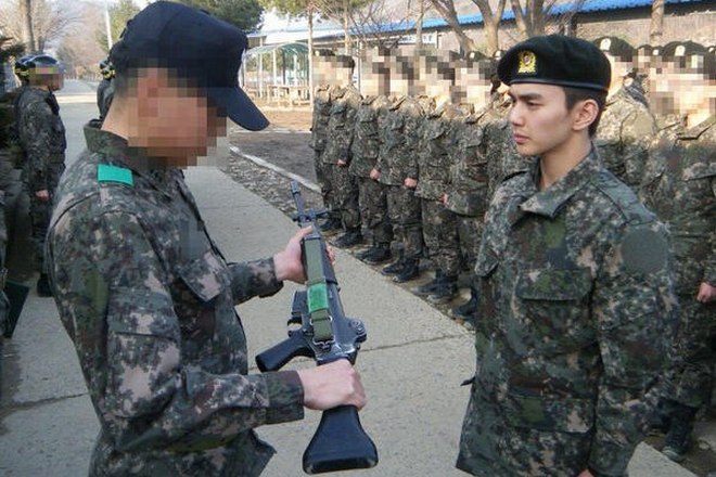Ю Сын Хо в армии