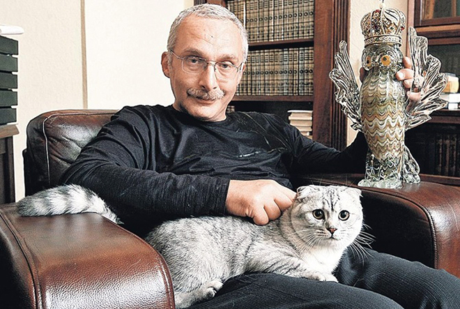 Александр Друзь и его кот