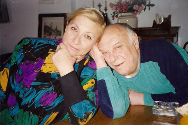 Софико Чиаурели и ее муж Котэ Махарадзе