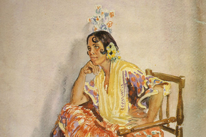 Иллюстрация к книге Проспера Мериме «Кармен»