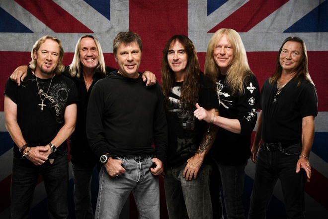 Группа «Iron Maiden» в 2018 году