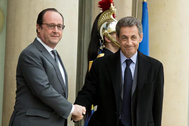 Николя Саркози и Франсуа Олланд