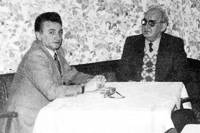 Томас Блатт и Карл Френцель (справа)