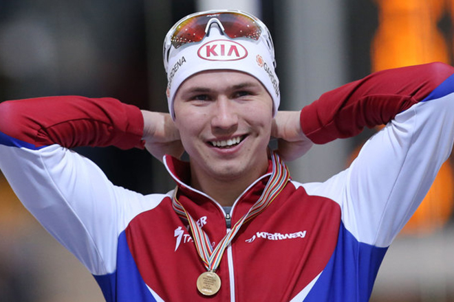 Павел Кулижников и его медаль