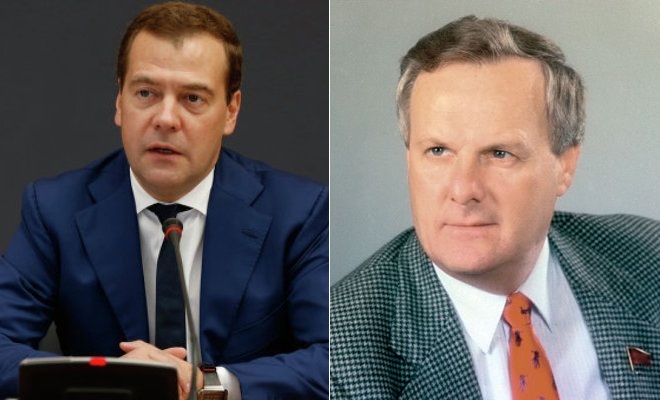Дмитрий Медведев и Анатолий Собчак