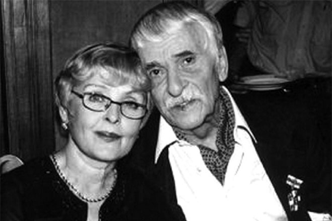 Ада Роговцева с мужем