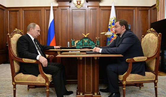Алексей Репик на встрече с Владимиром Путиным