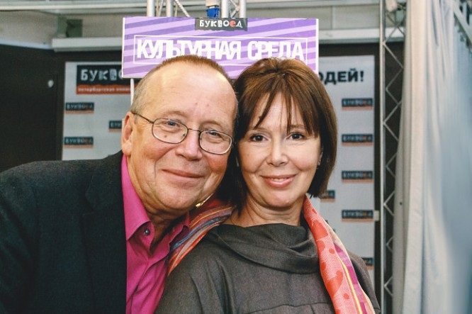 Юрий Вяземский с сестрой Евгенией Симоновой