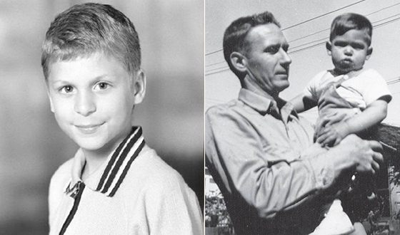Стив Джобс в детстве (на фото справа с приемным отцом)
