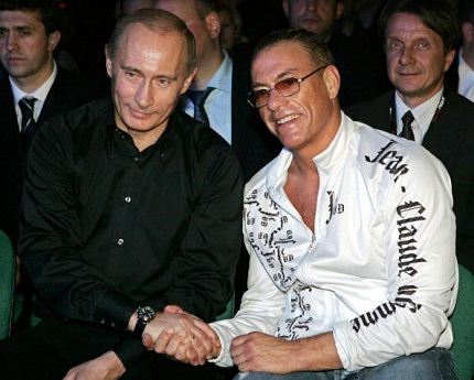 Жан-Клод Ван Дамм с Владимиром Путиным