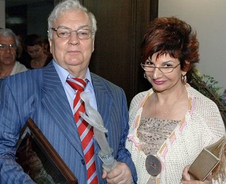 Михаил Державин с женой Роксаной Бабаян