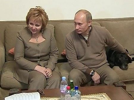 Людмила и Владимир Путины до развода