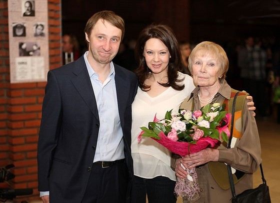 Актер Андрей Кайков с женой