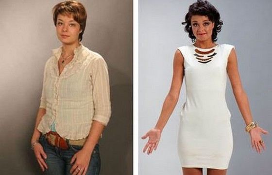 Актриса Юлия Захарова до и после похудения