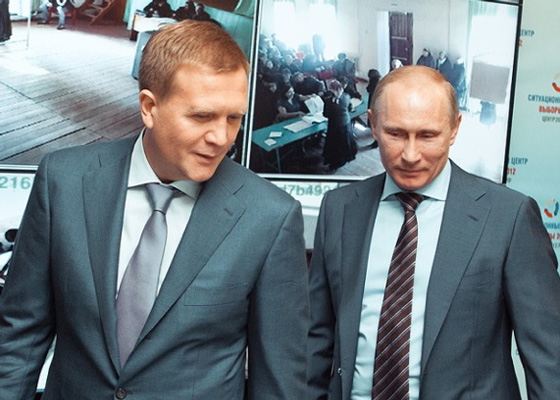 Дмитрий Шумков и Владимир Путин