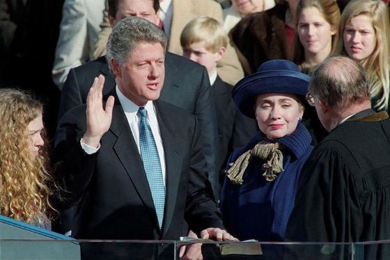 Вторая инаугурация Билла Клинтона произошла незадолго до скандала с Левински