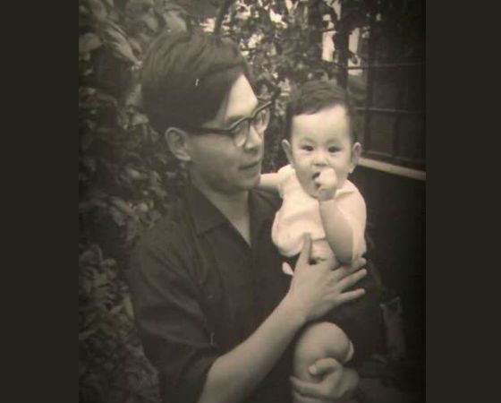Хаяо Миядзаки с сыном Горо