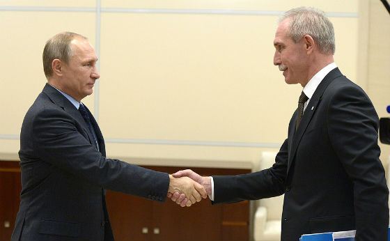 Сергей Морозов и Владимир Путин