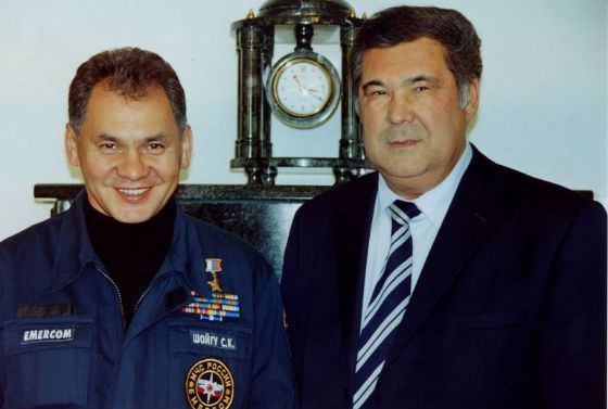 Аман Тулеев и Сергей Шойгу