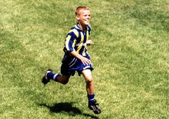 Александр Кокорин начал играть в футбол буквально с пеленок