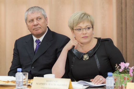 Губернатор Марина Ковтун с мужем Василием