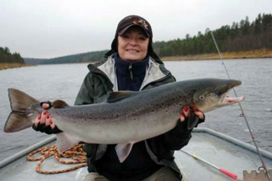 Марина Ковтун любит рыбачить