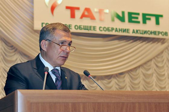 Рустам Минниханов возглавлял Совет директоров ПАО «Татнефть»