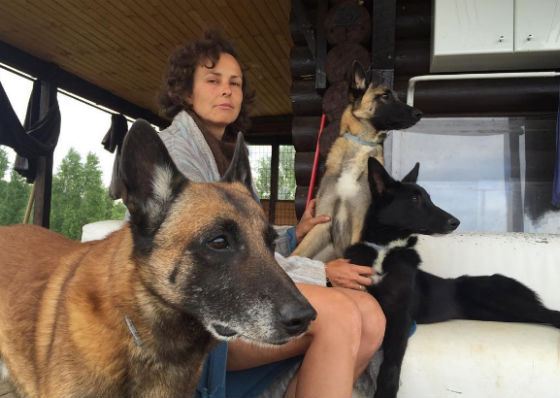Юлия Чичерина и ее собаки
