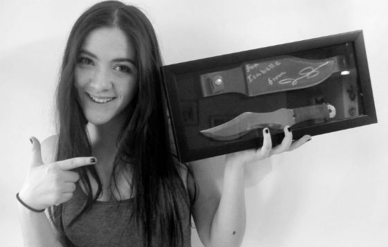 В «Голодных играх» Изабель Фурман научилась обращаться с ножом