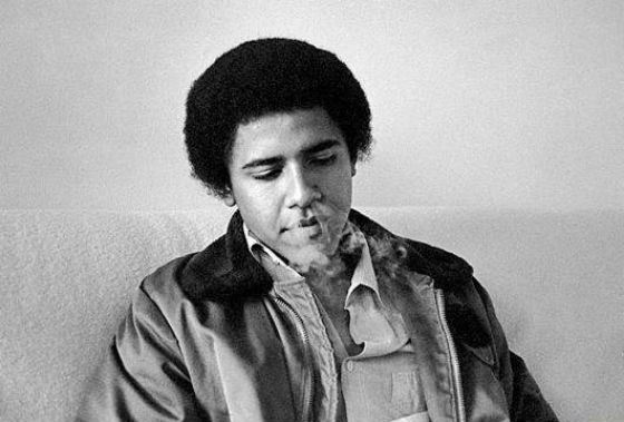 Молодой Барак Обама