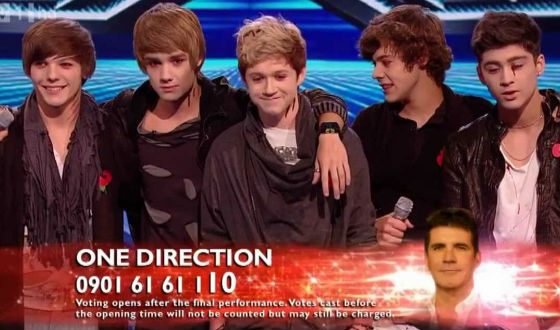 Группа One Direction родилась в 2010 году на шоу X-фактор