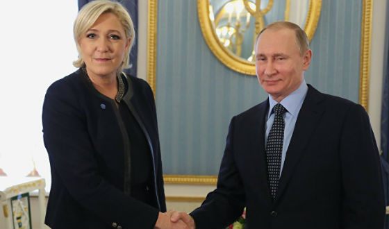 Встреча Марин Ле Пен и Владимира Путина