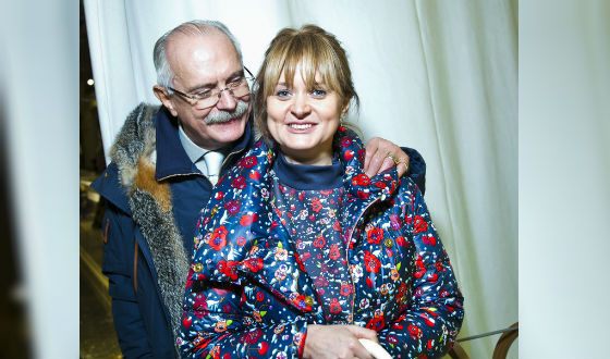 Анна Михалкова и ее отец Никита Михалков