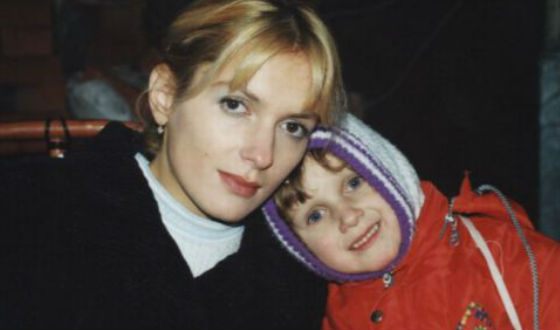Маленькая Полина с мамой, Марией Порошиной