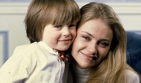 Мария Миронова и ее сын Андрей, внук Андрея Миронова