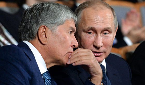 Алмазбек Атамбаев и Владимир Путин