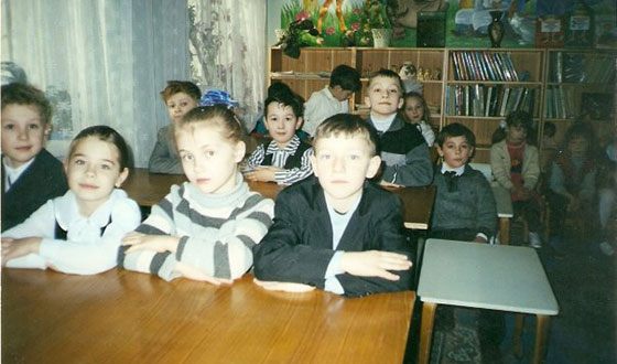 Школьное фото Валерии Бурдужа