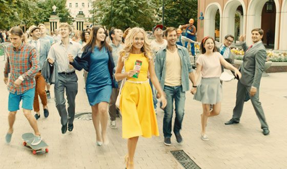 Екатерина Данилова в рекламе Alpen Gold