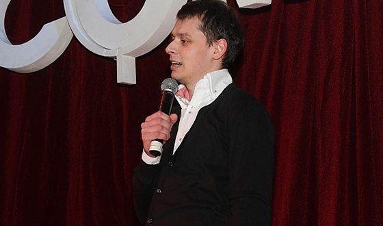 Виктор Комаров на выступлении в Самаре