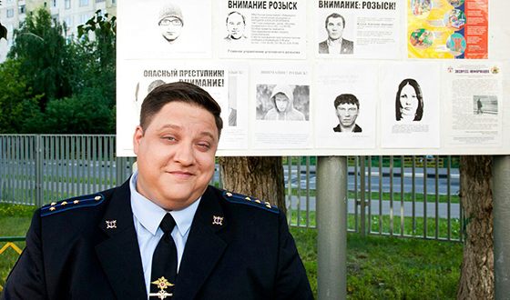 Роман Попов на съемках сериала «Полицейский с Рублёвки»