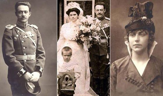 Русские предки Хелен Миррен - Петр Васильевич Миронов, его жена и его сестра Валентина