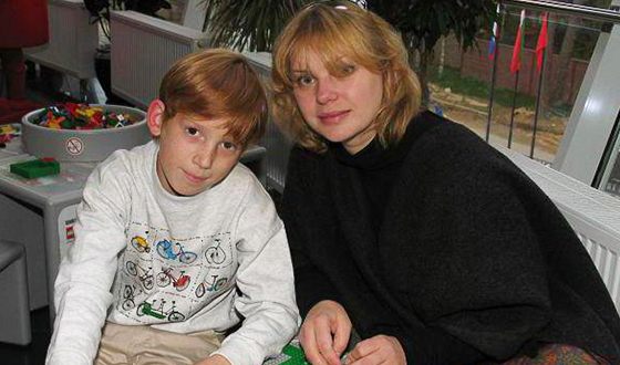 Ольга Машная с сыном