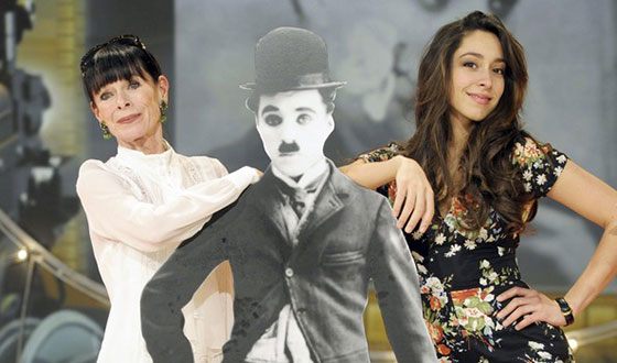 Уна Чаплин и ее мама