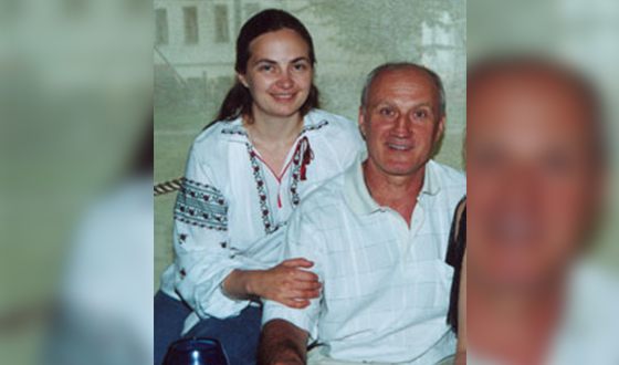 Юрий Беляев со второй женой Мариной