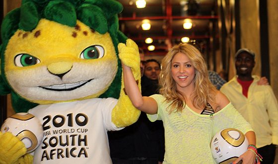 Шакира записала официальную песню к Чемпионату мира по футболу