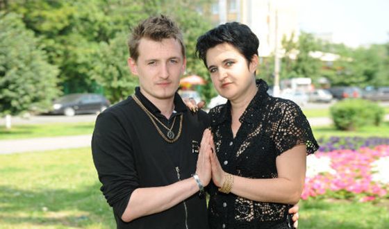 Влад Кадони и его мама Елена Голунова