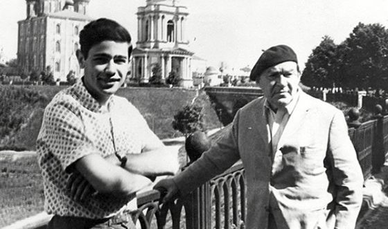 Евгений Петросян и Леонид Утесов (1965)