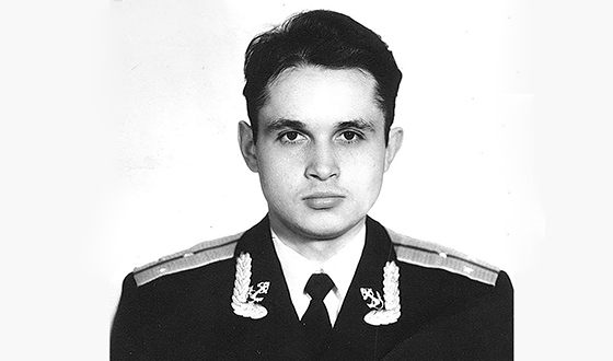Молодой Сергей Цивилев на флоте