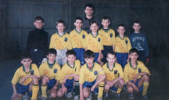 Первые футбольные шаги Александр Ерохин делал в школе барнаульского «Динамо»